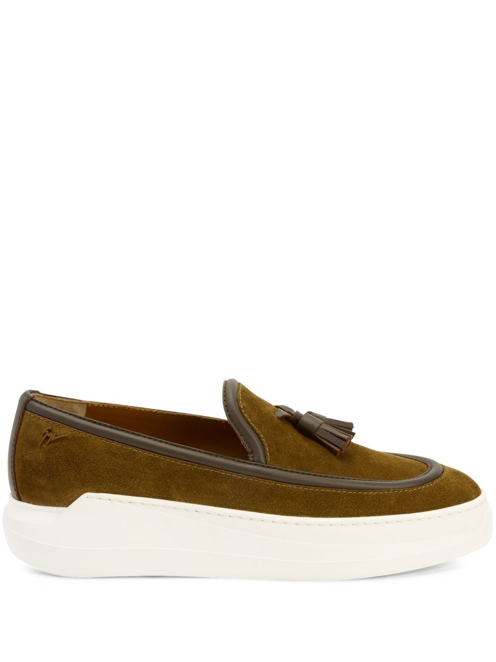 Giuseppe Zanotti Conley tassel suede loafers - Brown von Giuseppe Zanotti