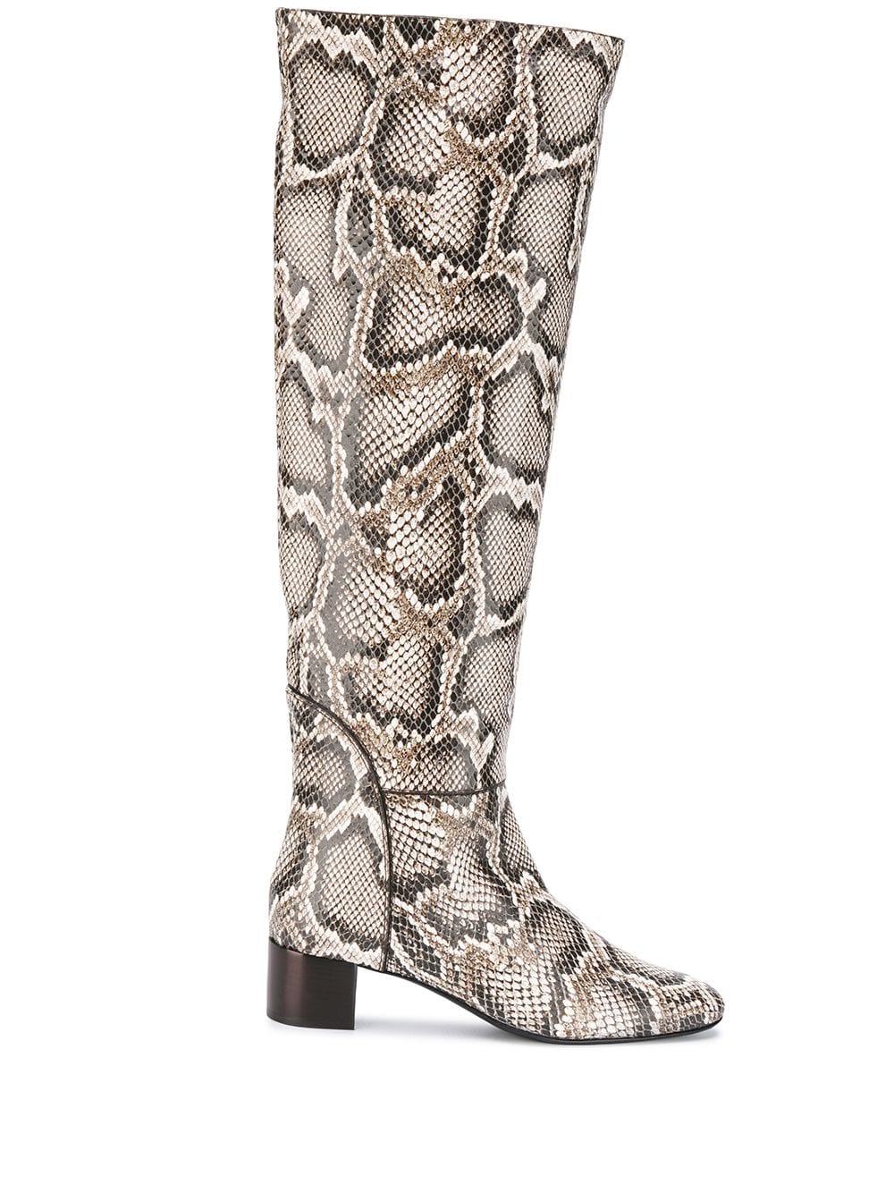 Giuseppe Zanotti Doreen snakeskin effect boots - Brown von Giuseppe Zanotti