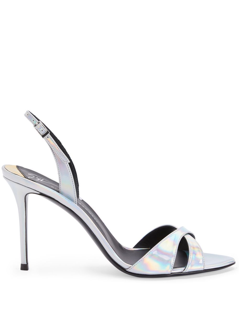 Giuseppe Zanotti Dorotee 105mm iridescent sandals - Silver von Giuseppe Zanotti