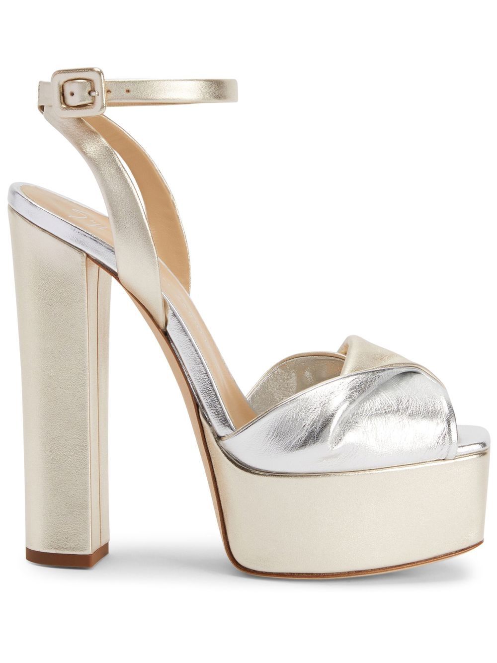 Giuseppe Zanotti Double Betty platform sandals - Silver von Giuseppe Zanotti