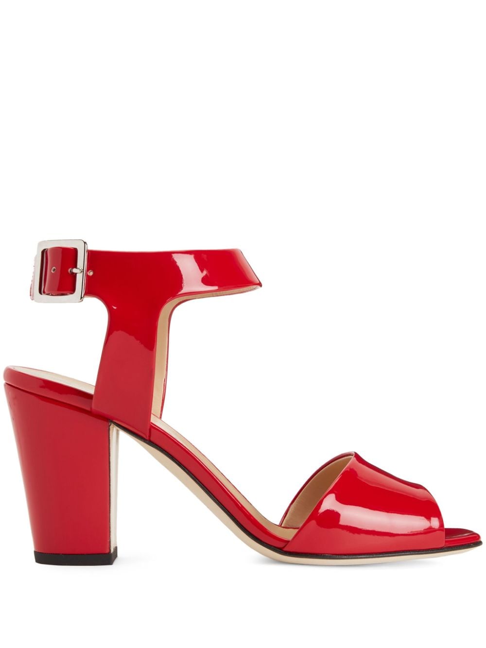 Giuseppe Zanotti Emmanuelle 80mm leather sandals - Red von Giuseppe Zanotti