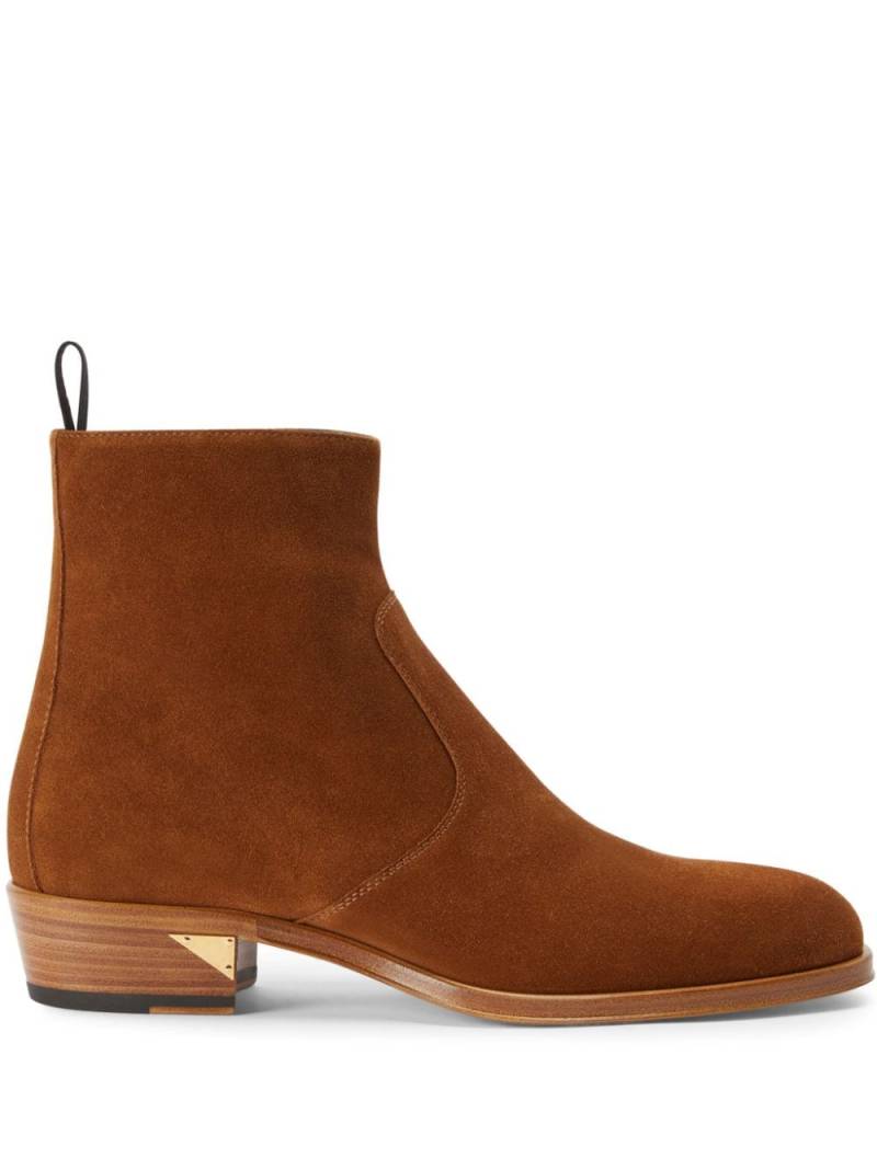 Giuseppe Zanotti Fabyen suede ankle boots - Brown von Giuseppe Zanotti