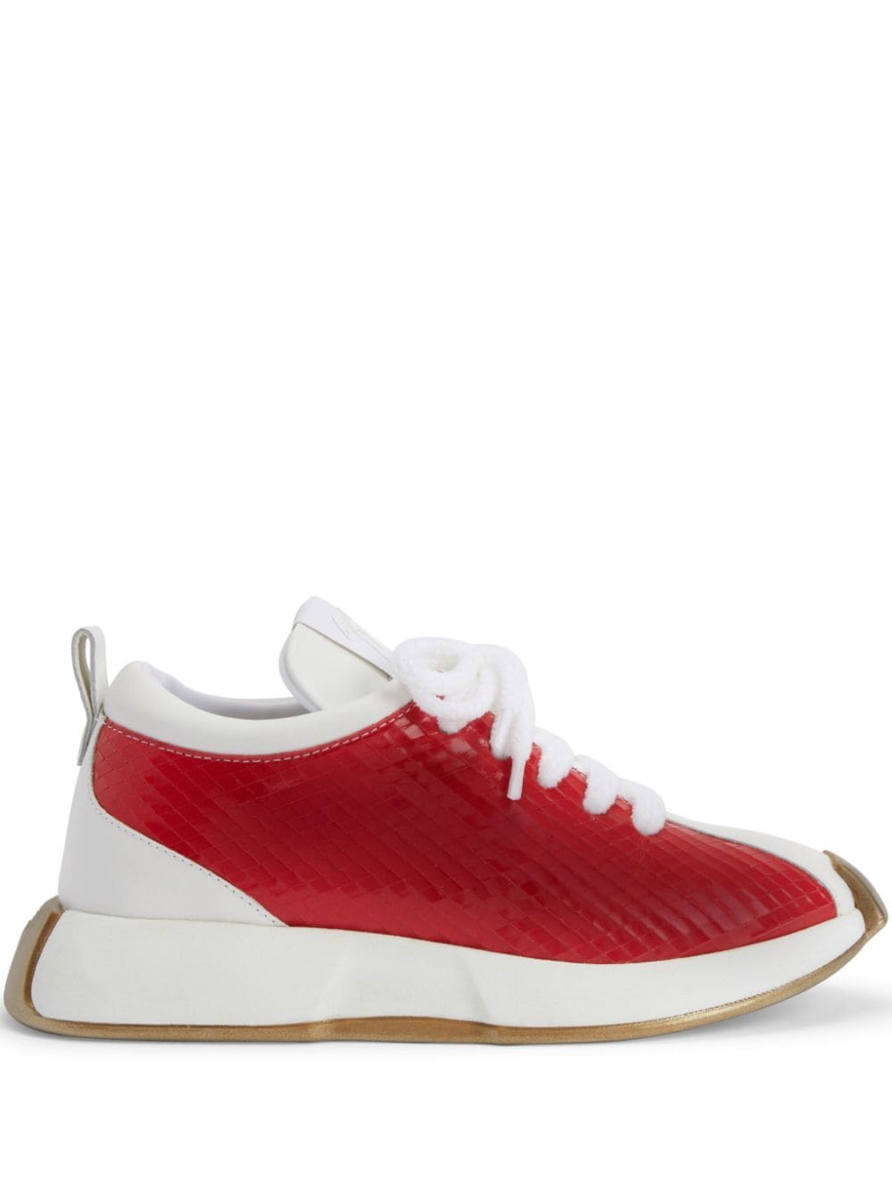 Giuseppe Zanotti Ferox leather sneakers - Red von Giuseppe Zanotti