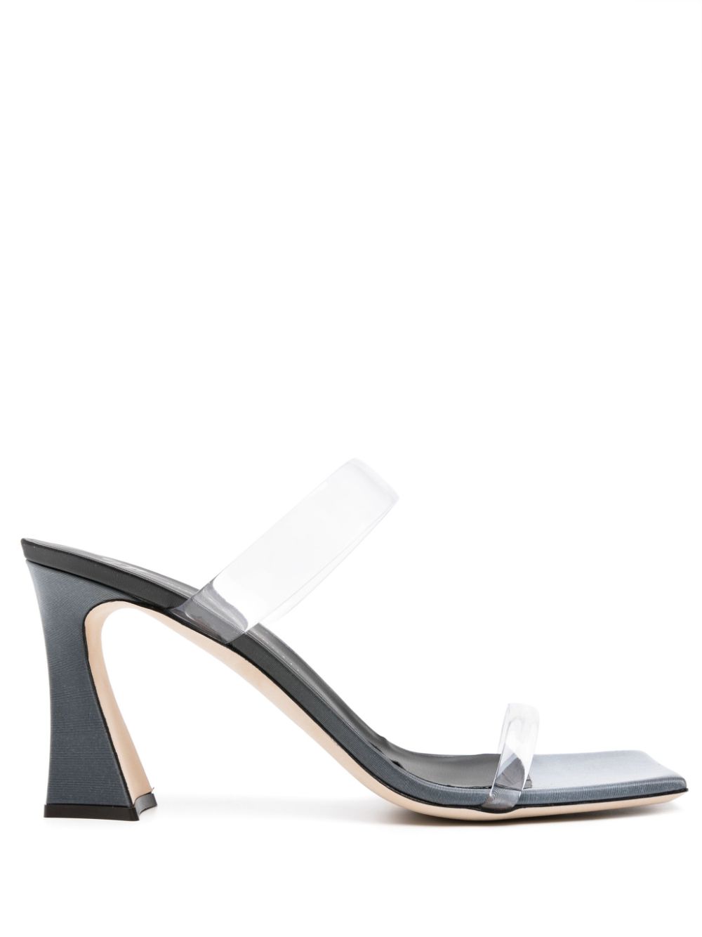 Giuseppe Zanotti Flaminia Plexi 85mm mules - Neutrals von Giuseppe Zanotti