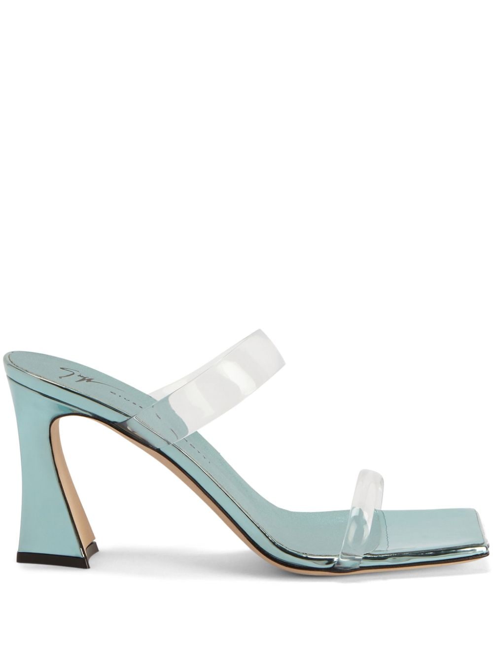 Giuseppe Zanotti Flaminia Plexi transparent mules - Blue von Giuseppe Zanotti