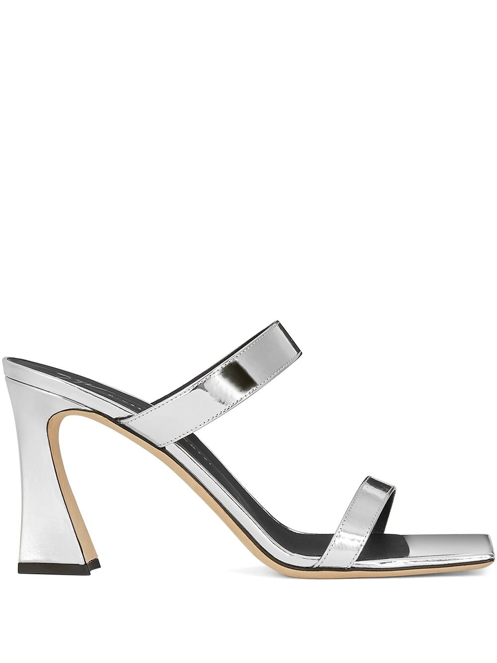 Giuseppe Zanotti Flaminia patent leather sandals - Silver von Giuseppe Zanotti