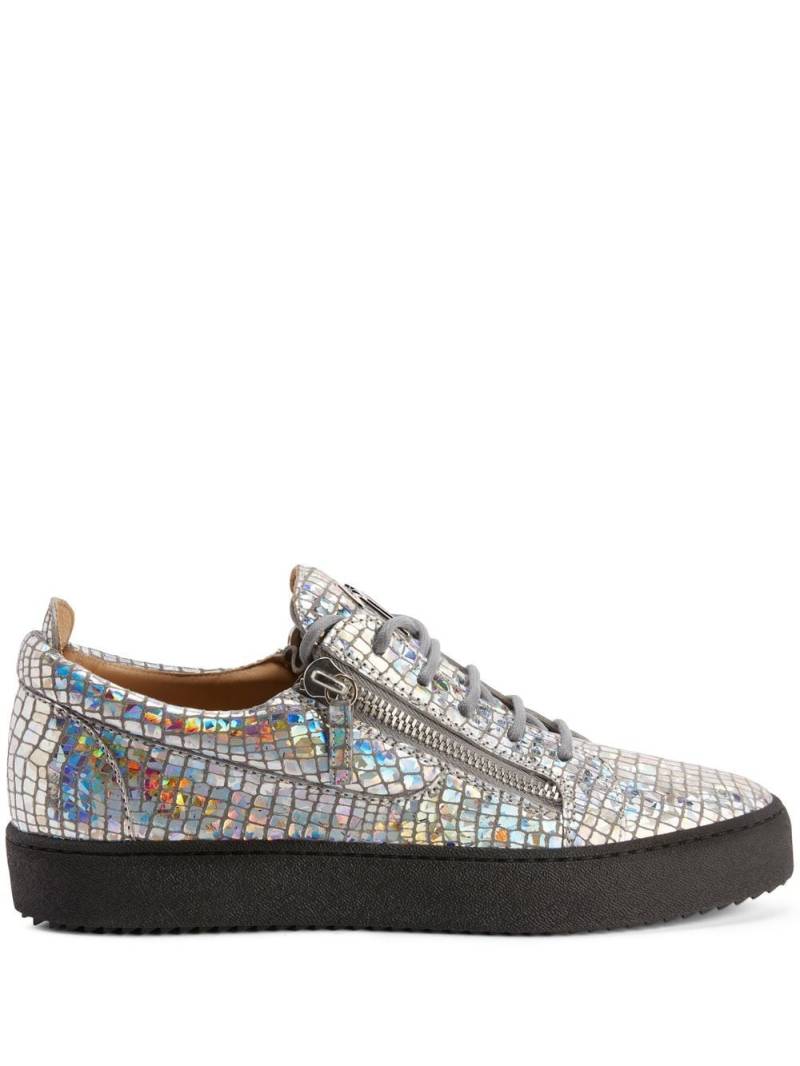 Giuseppe Zanotti Frankie Kaleido low-top sneakers - Grey von Giuseppe Zanotti