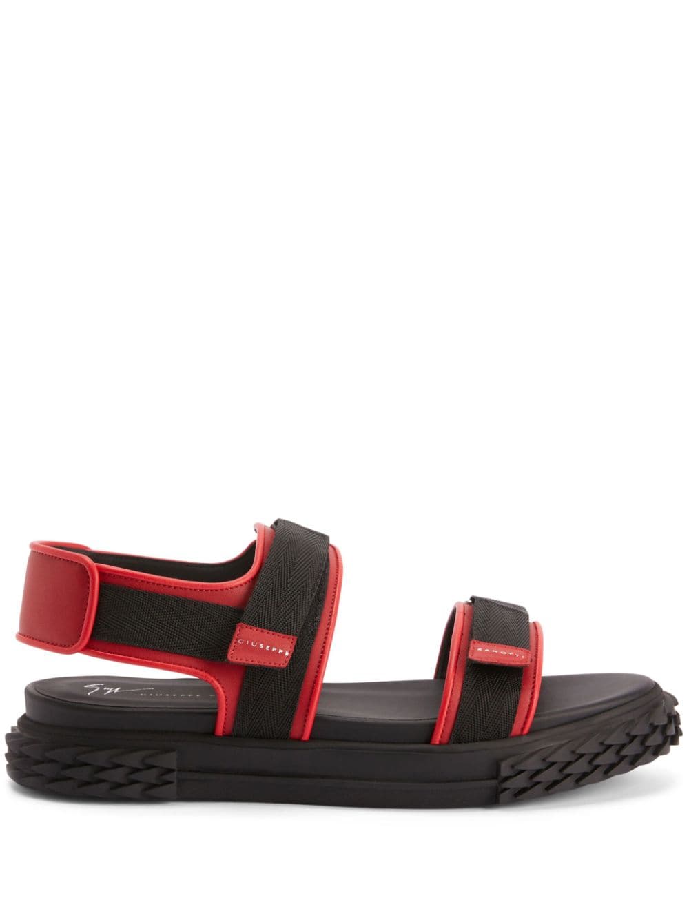 Giuseppe Zanotti Frankie double-strap sandals - Red von Giuseppe Zanotti