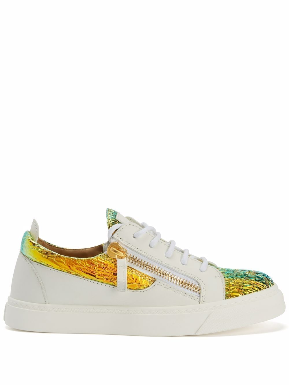 Giuseppe Zanotti Frankie lace-up sneakers - White von Giuseppe Zanotti