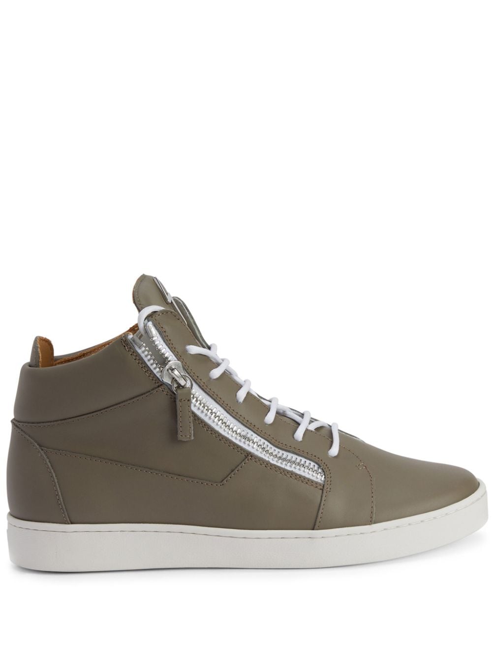 Giuseppe Zanotti Frankie leather high-top sneakers - Green von Giuseppe Zanotti