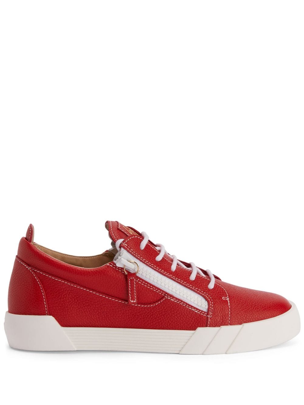 Giuseppe Zanotti Frankie leather sneakers - Red von Giuseppe Zanotti
