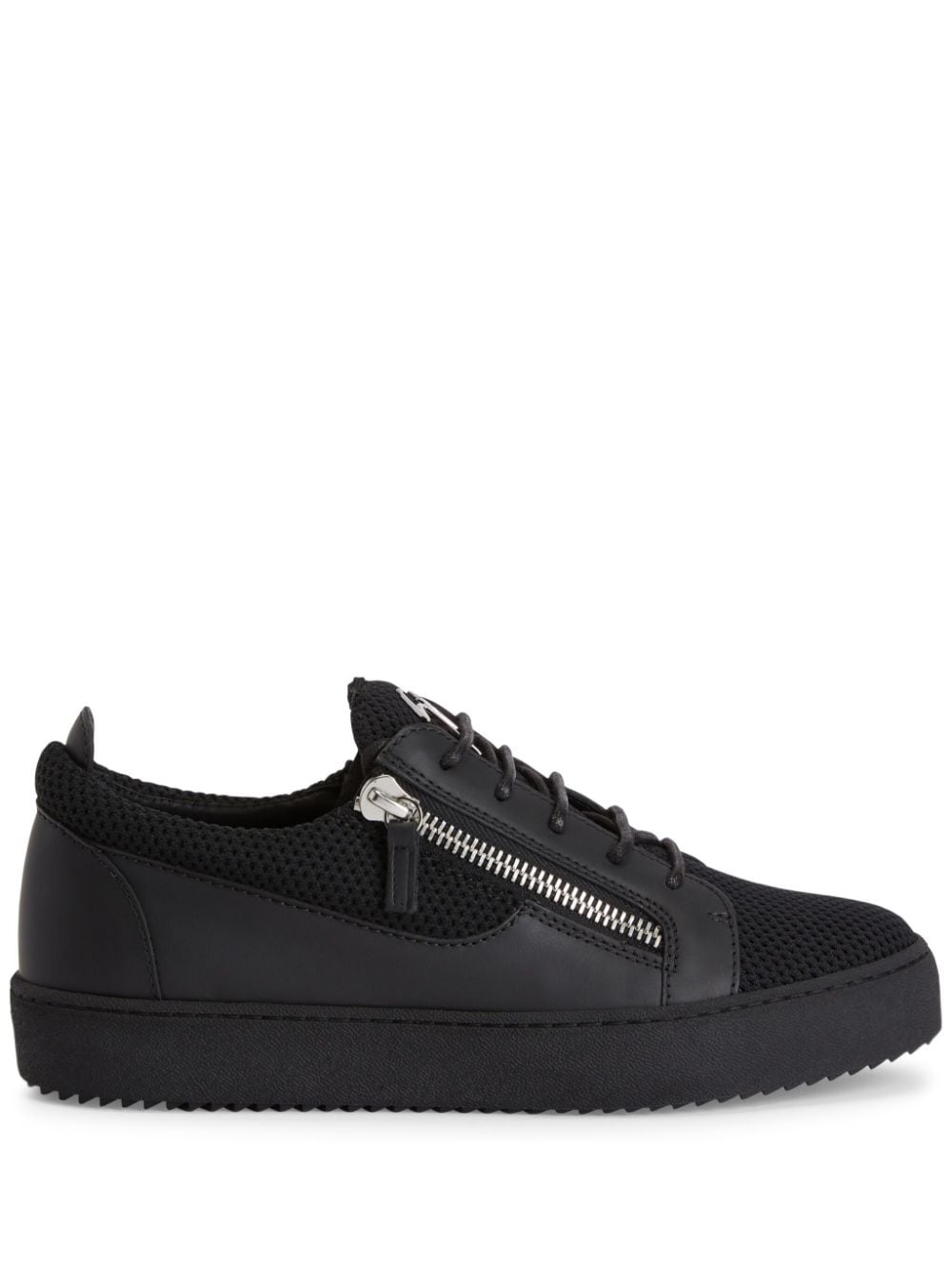 Giuseppe Zanotti Frankie logo-lettering sneakers - Black von Giuseppe Zanotti