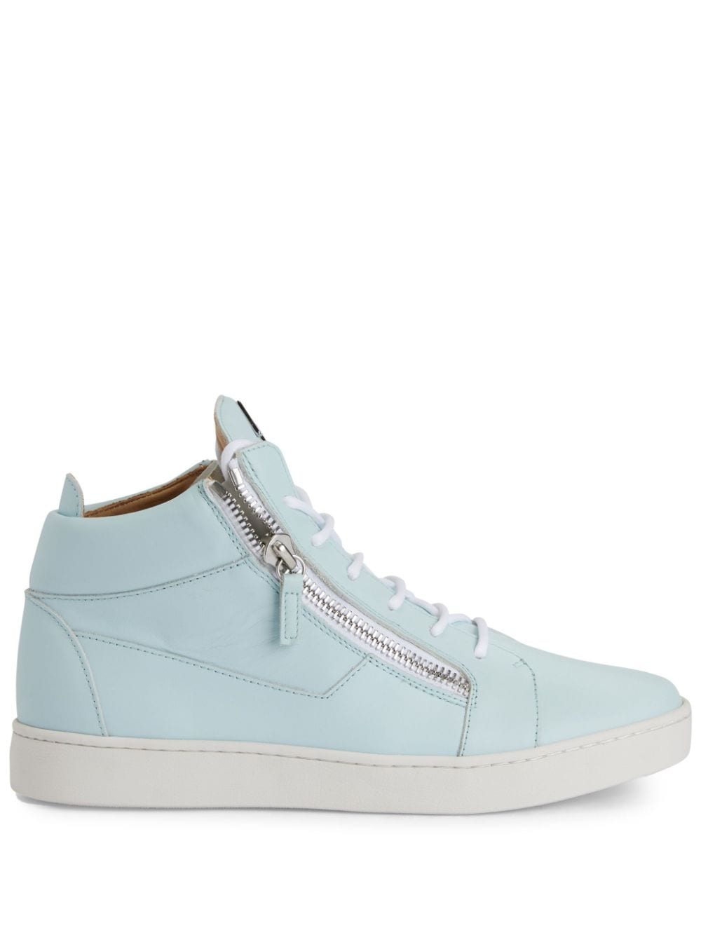 Giuseppe Zanotti Frankie logo-plaque sneakers - Blue von Giuseppe Zanotti