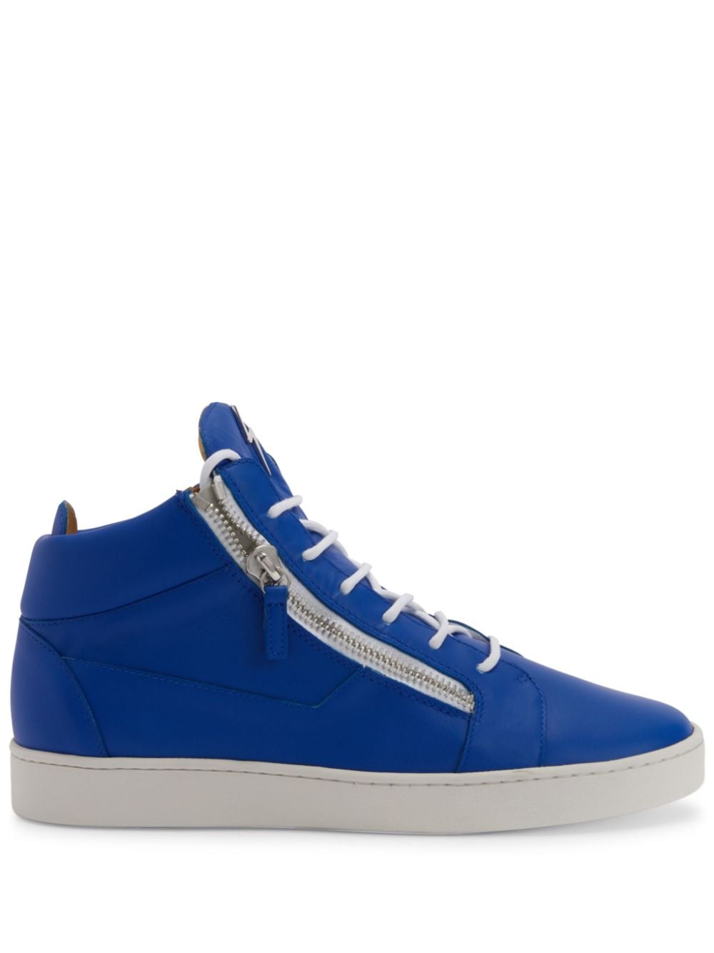 Giuseppe Zanotti Frankie logo-plaque sneakers - Blue von Giuseppe Zanotti