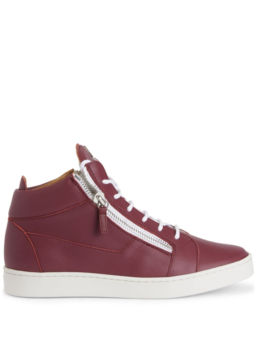 Giuseppe Zanotti Frankie logo-plaque sneakers - Red von Giuseppe Zanotti