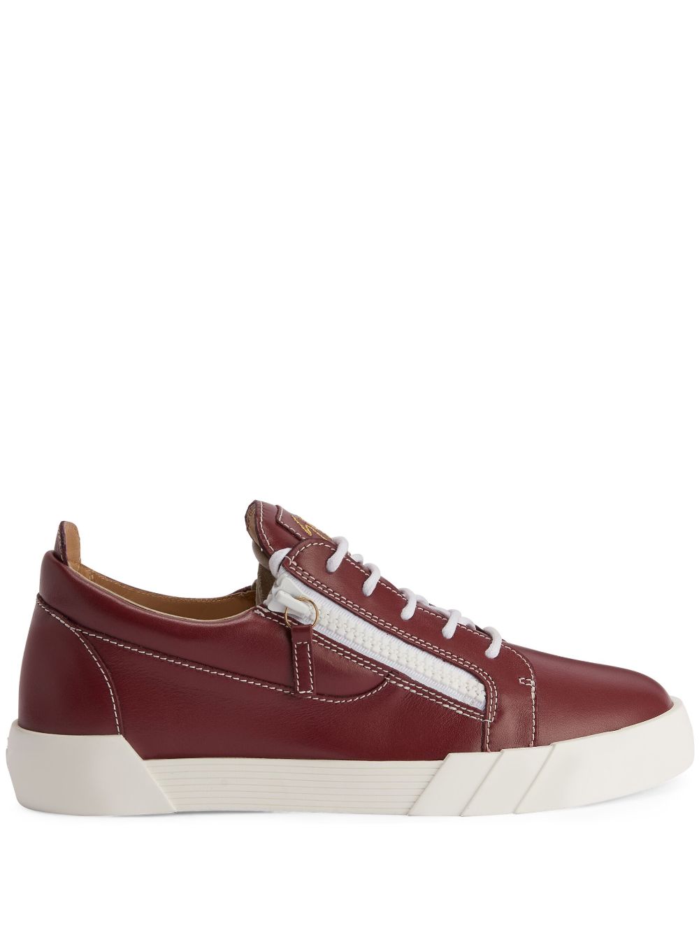 Giuseppe Zanotti Frankie low-top leather sneakers - Brown von Giuseppe Zanotti