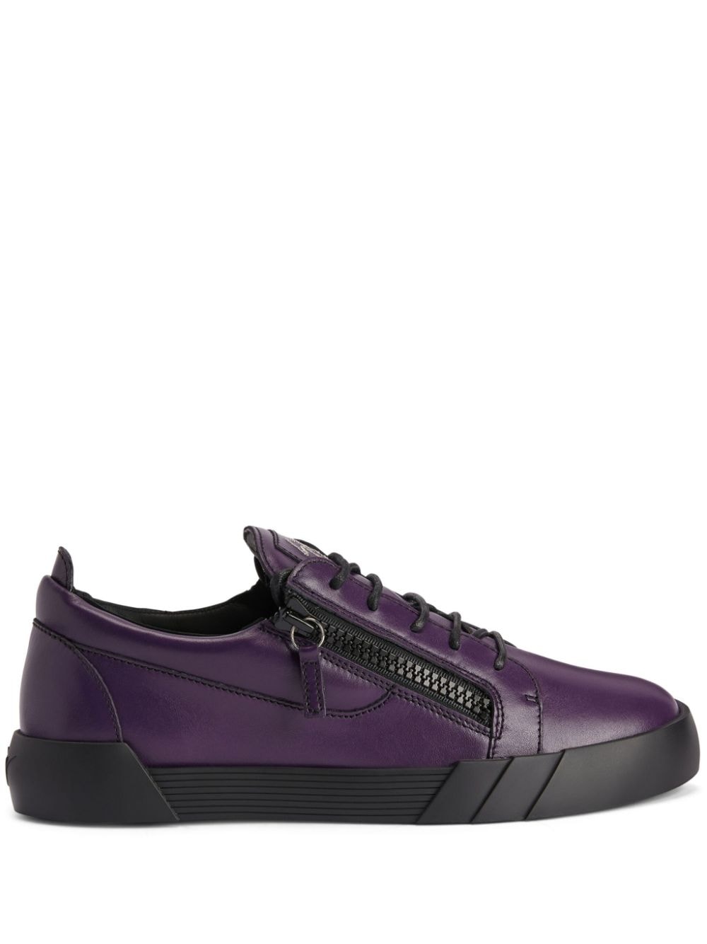 Giuseppe Zanotti Frankie low-top leather sneakers - Purple von Giuseppe Zanotti