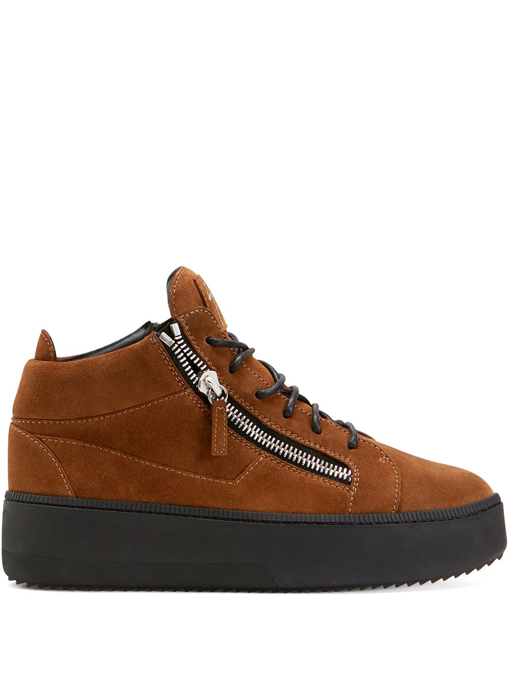 Giuseppe Zanotti Frankie platform sneakers - Brown von Giuseppe Zanotti