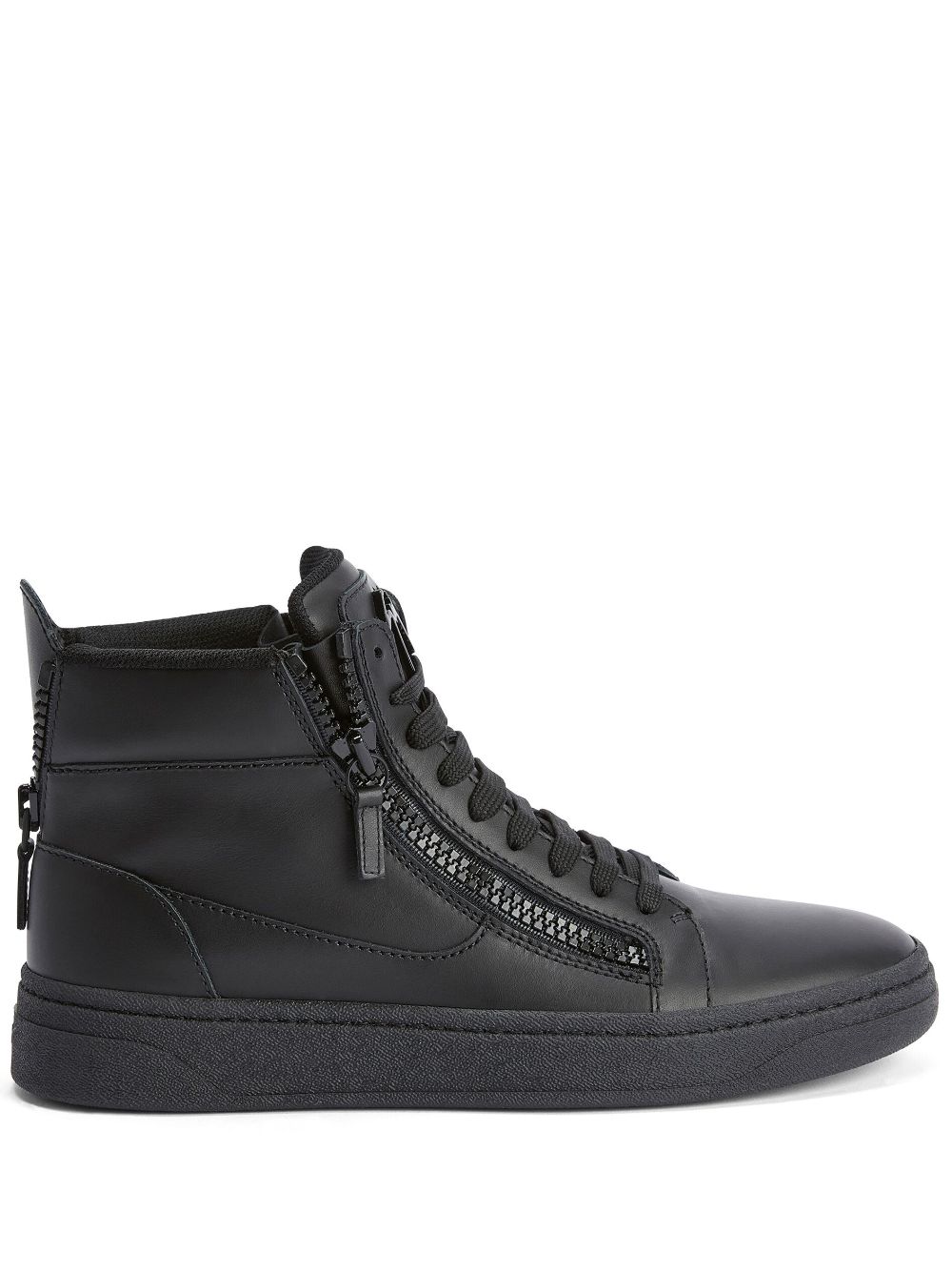 Giuseppe Zanotti GZ 94 leather sneakers - Black von Giuseppe Zanotti