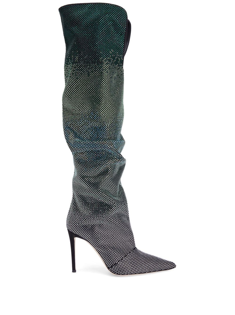 Giuseppe Zanotti GZ Gala Caleido knee-high boots - Black von Giuseppe Zanotti