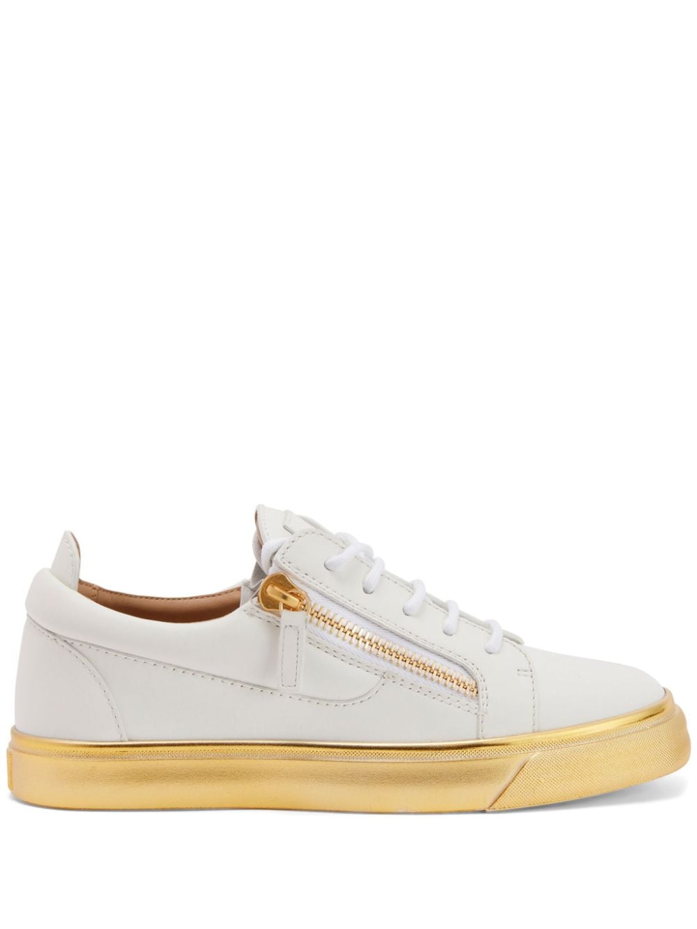 Giuseppe Zanotti Gail leather sneakers - White von Giuseppe Zanotti