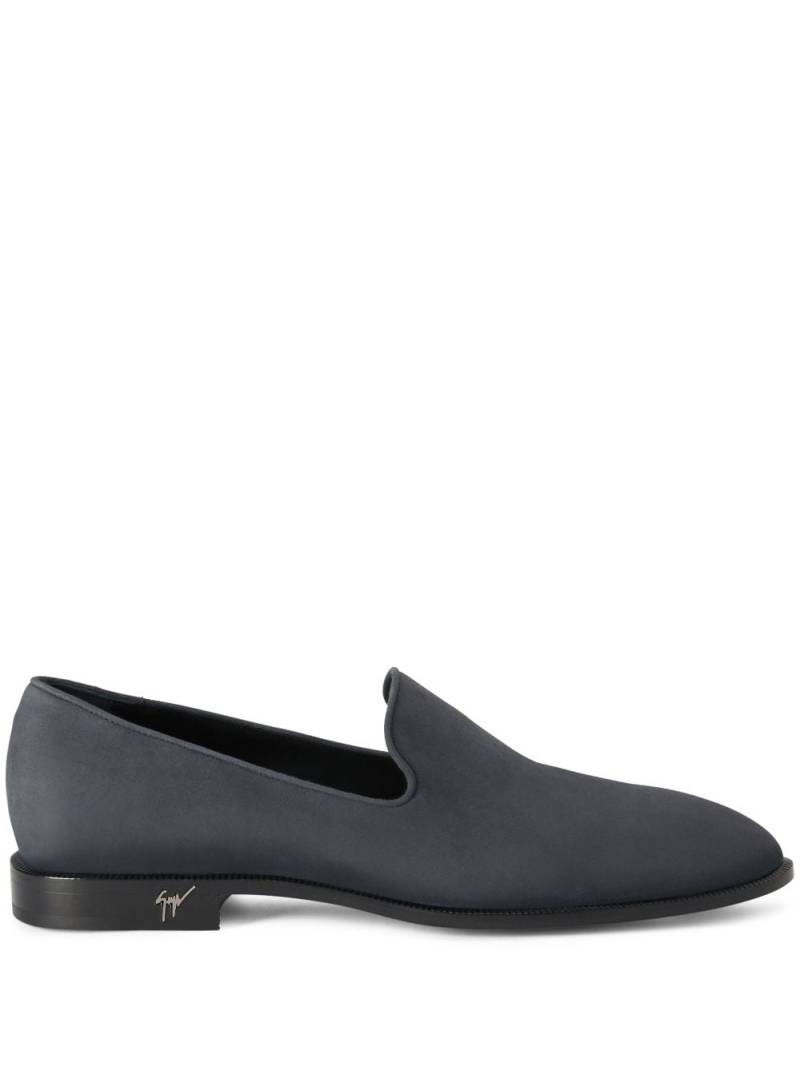 Giuseppe Zanotti Gatien suede loafers - Grey von Giuseppe Zanotti