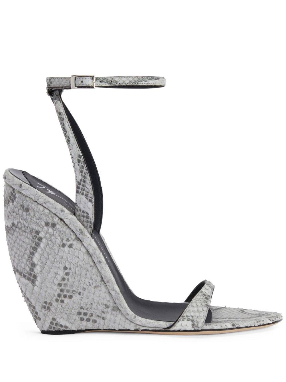 Giuseppe Zanotti Ginnyfer leather sandals - Grey von Giuseppe Zanotti