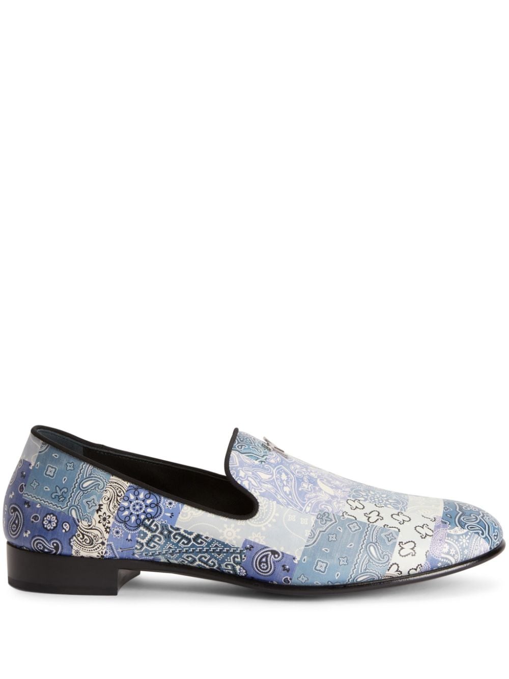 Giuseppe Zanotti Gipsy Lewis leather loafers - Blue von Giuseppe Zanotti