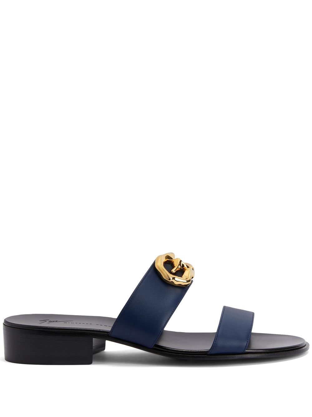 Giuseppe Zanotti Gregorie leather sandals - Blue von Giuseppe Zanotti