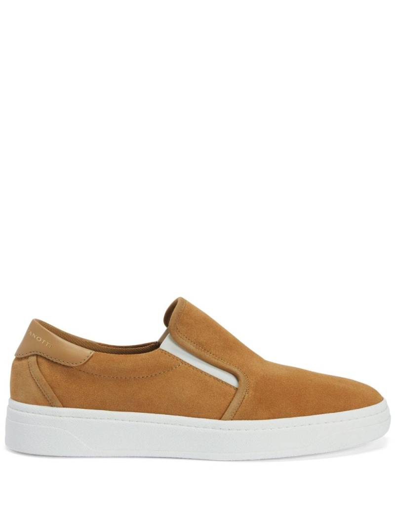 Giuseppe Zanotti Gz 94 slip-on suede sneakers - Brown von Giuseppe Zanotti