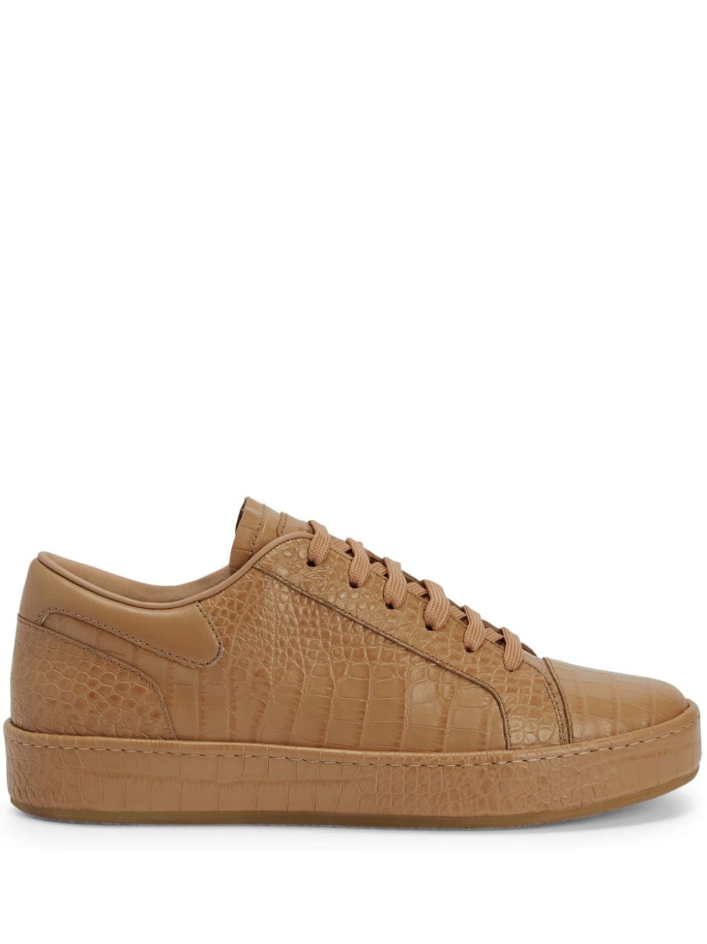 Giuseppe Zanotti Gz City leather sneakers - Brown von Giuseppe Zanotti