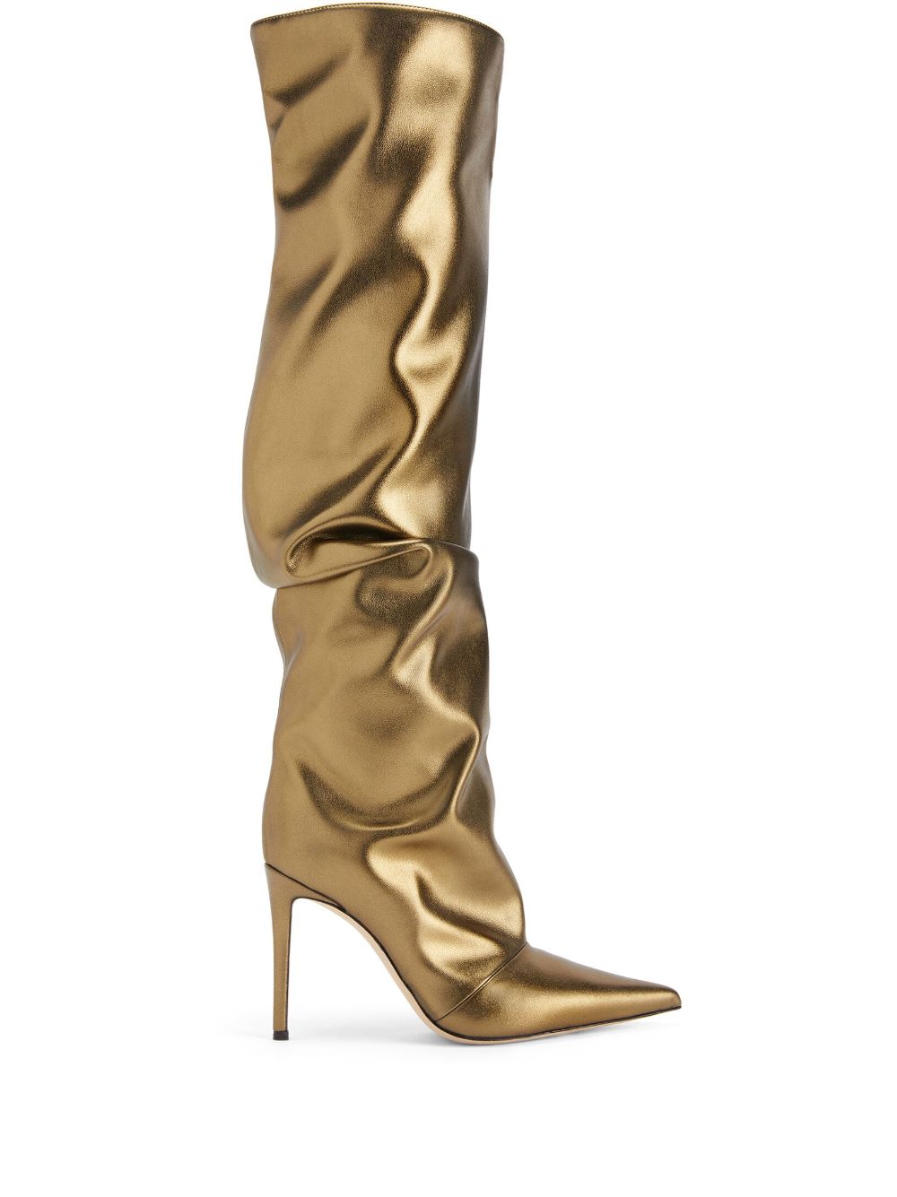 Giuseppe Zanotti Gz Gala 105mm slouchy boots - Gold von Giuseppe Zanotti