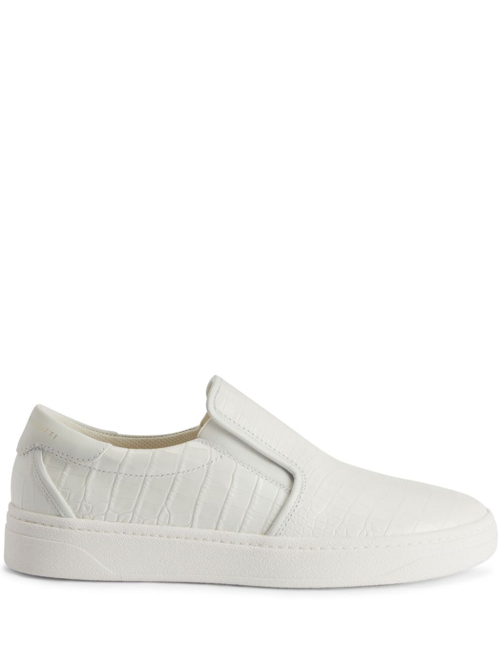 Giuseppe Zanotti Gz94 slip-on leather sneakers - White von Giuseppe Zanotti