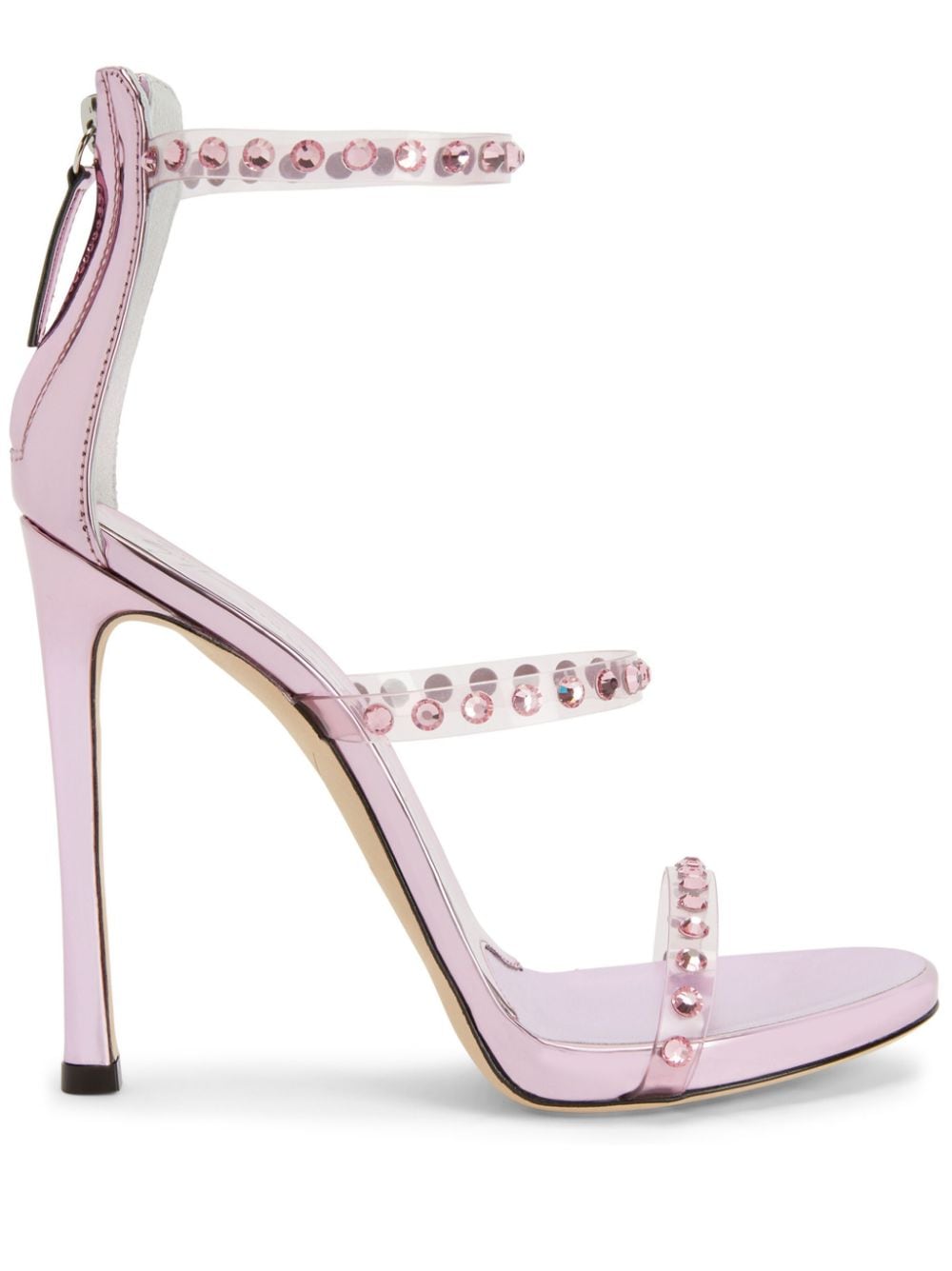 Giuseppe Zanotti Harmony 120mm crystal-embellished sandals - Pink von Giuseppe Zanotti