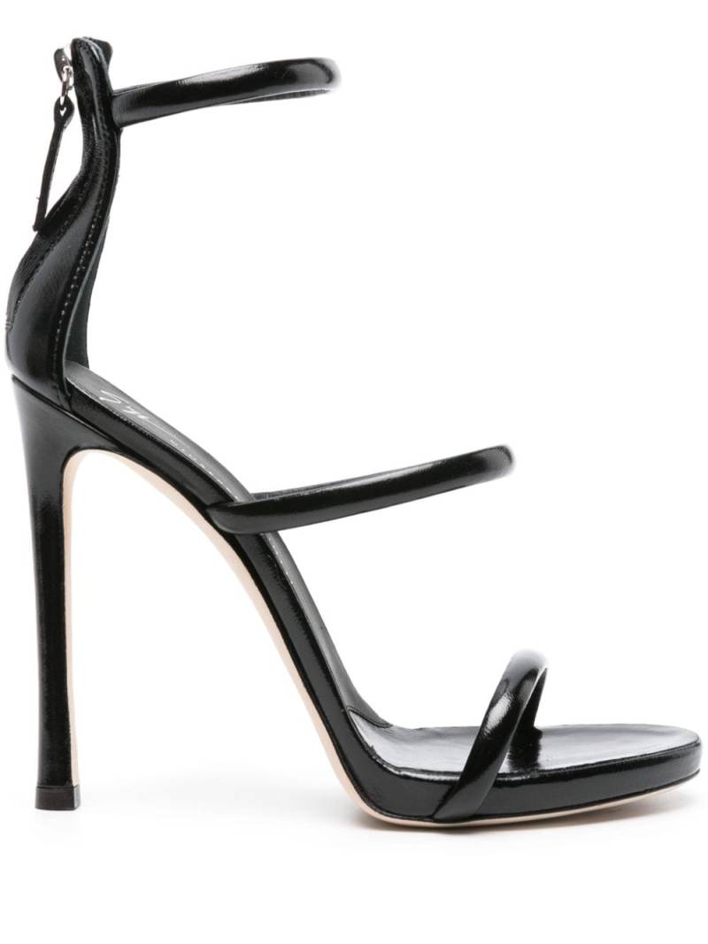 Giuseppe Zanotti Harmony 120mm leather sandals - Black von Giuseppe Zanotti