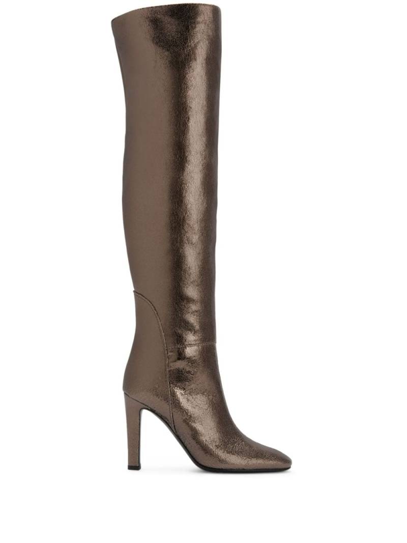 Giuseppe Zanotti Hattie 105mm knee-high boots - Brown von Giuseppe Zanotti