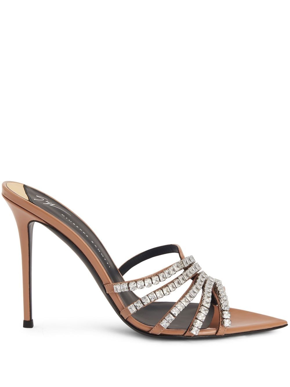 Giuseppe Zanotti Intriigo 105mm sandals - Brown von Giuseppe Zanotti