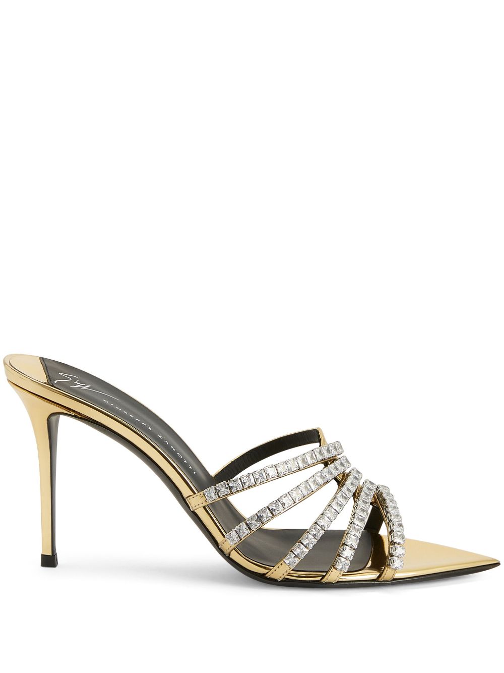 Giuseppe Zanotti Intriigo 90mm mules - Gold von Giuseppe Zanotti