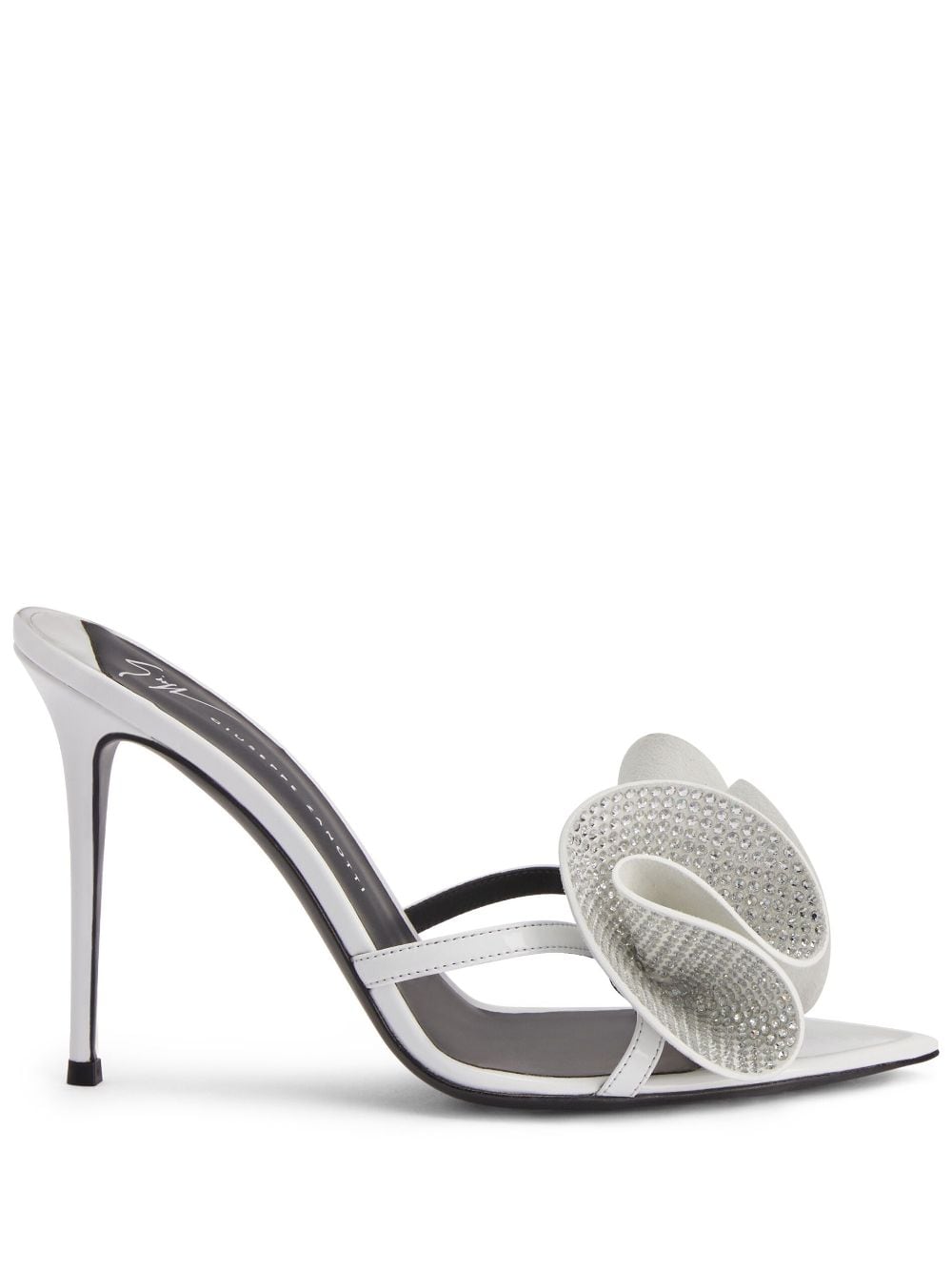 Giuseppe Zanotti Intriigo Charmante 90mm mules - White von Giuseppe Zanotti