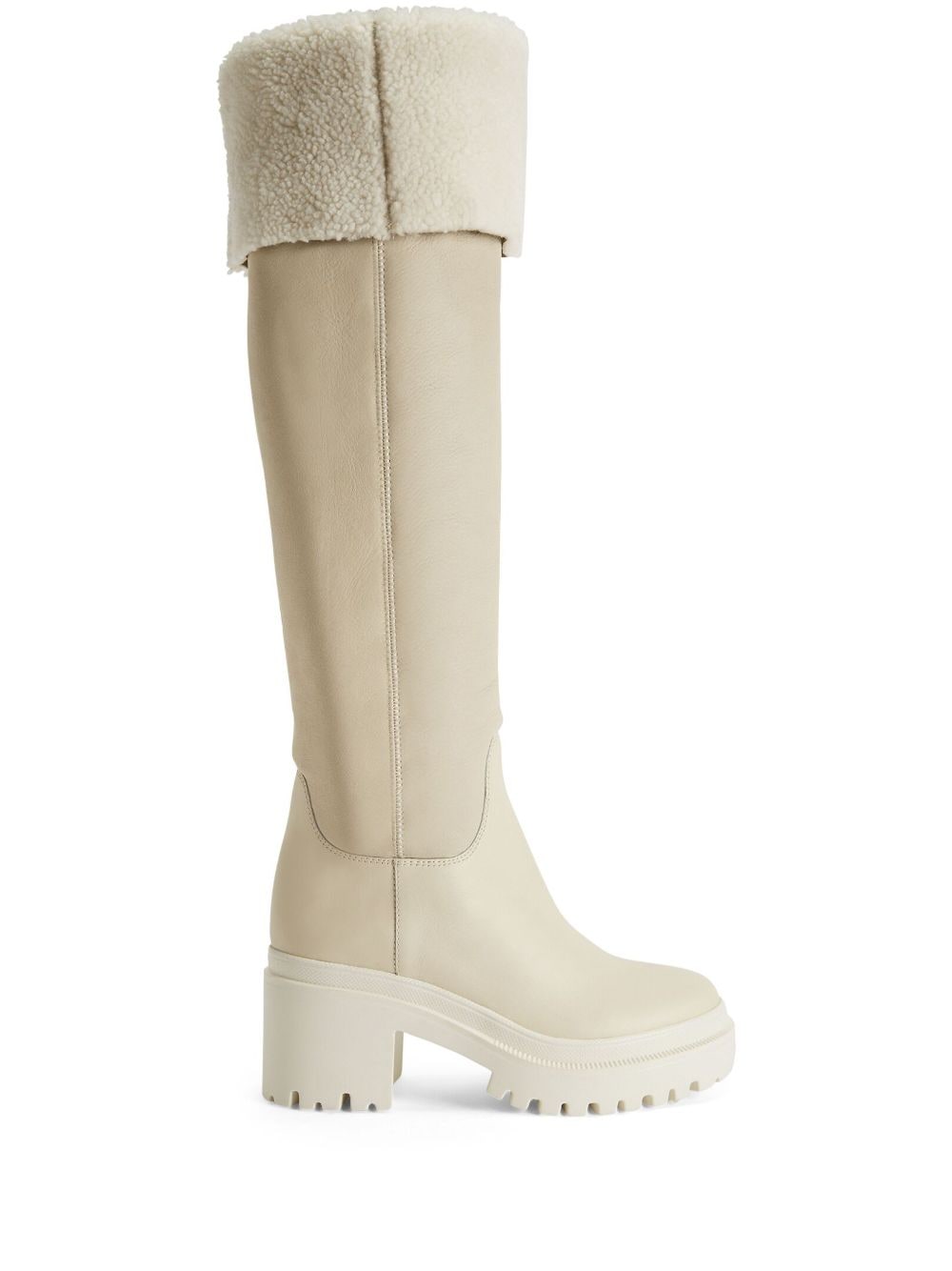 Giuseppe Zanotti Iwona 70mm leather boots - Neutrals von Giuseppe Zanotti