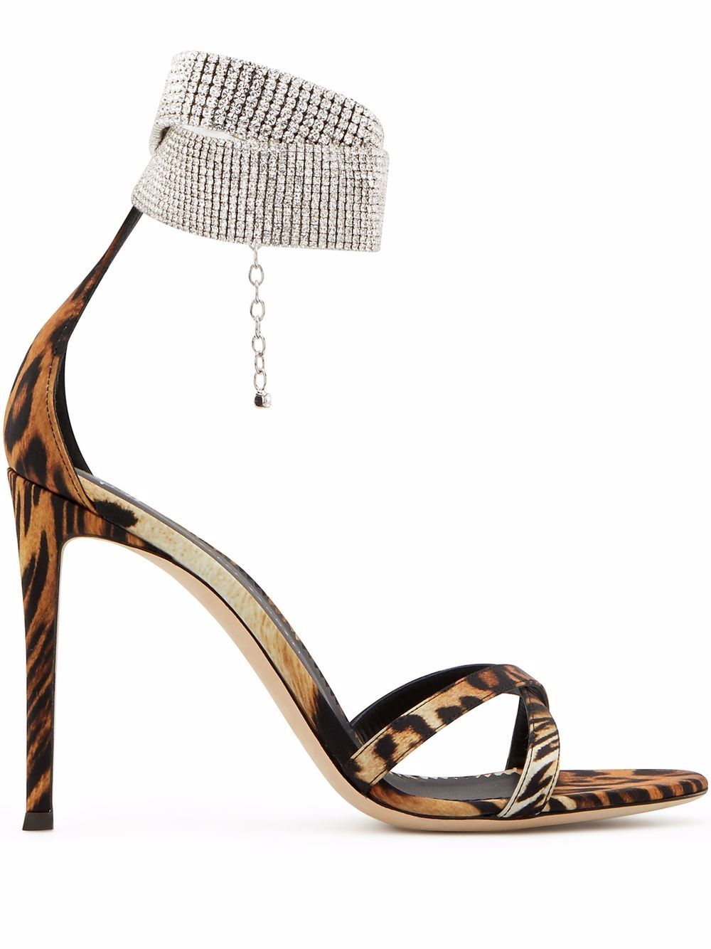 Giuseppe Zanotti Janell leopard-print sandals - Brown von Giuseppe Zanotti