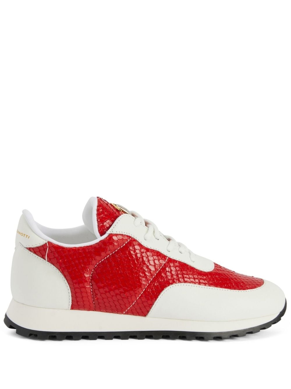 Giuseppe Zanotti Jimi Running logo-plaque sneakers - Red von Giuseppe Zanotti