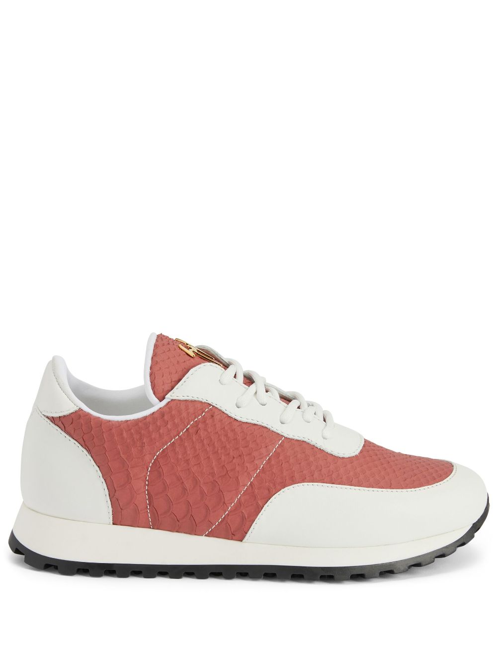 Giuseppe Zanotti Jimi leather low-top sneakers - Red von Giuseppe Zanotti