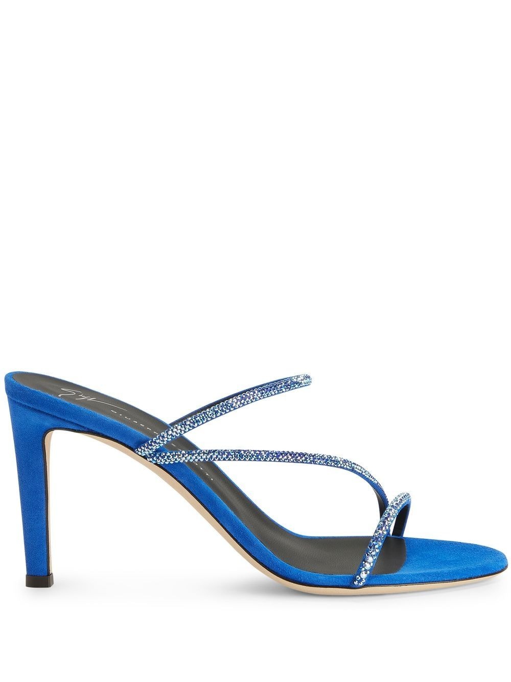 Giuseppe Zanotti Julianne suede strappy sandals - Blue von Giuseppe Zanotti