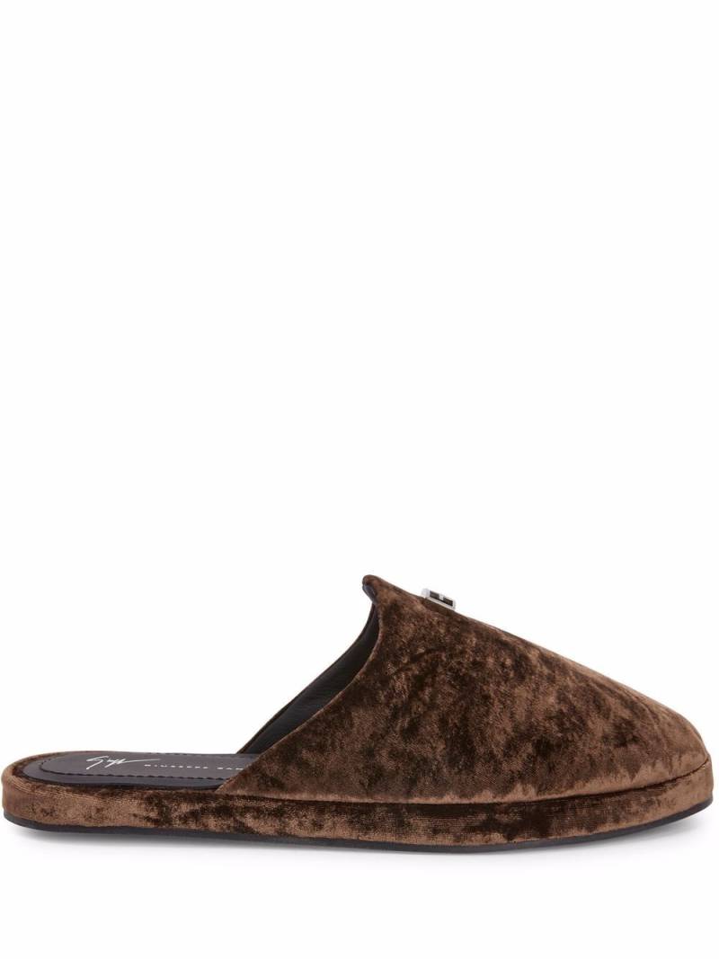 Giuseppe Zanotti Jungle Fever brown slippers von Giuseppe Zanotti
