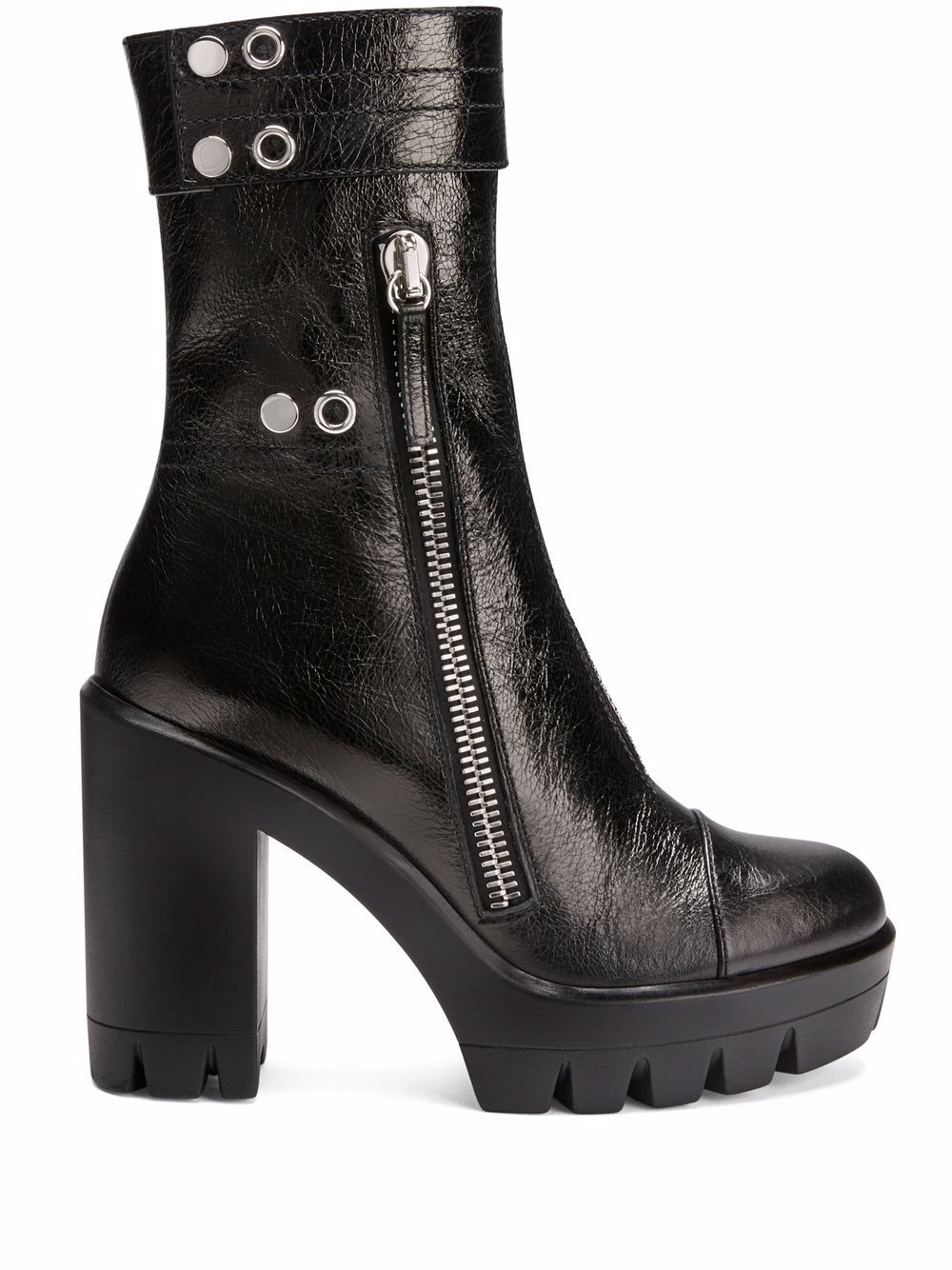 Giuseppe Zanotti Kassy block-heel boots - Black von Giuseppe Zanotti