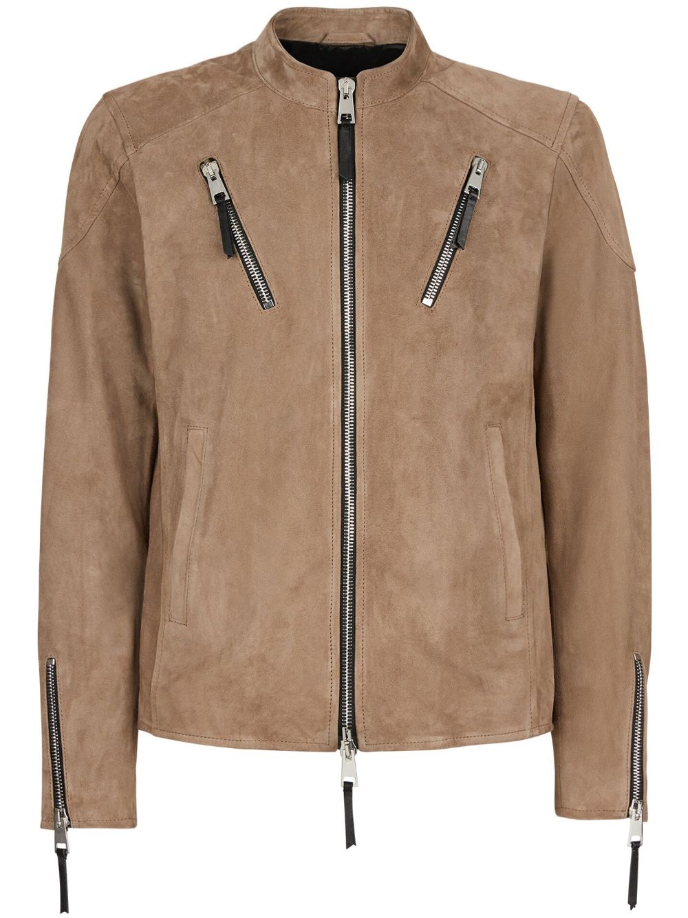 Giuseppe Zanotti Kian suede jacket - Brown von Giuseppe Zanotti