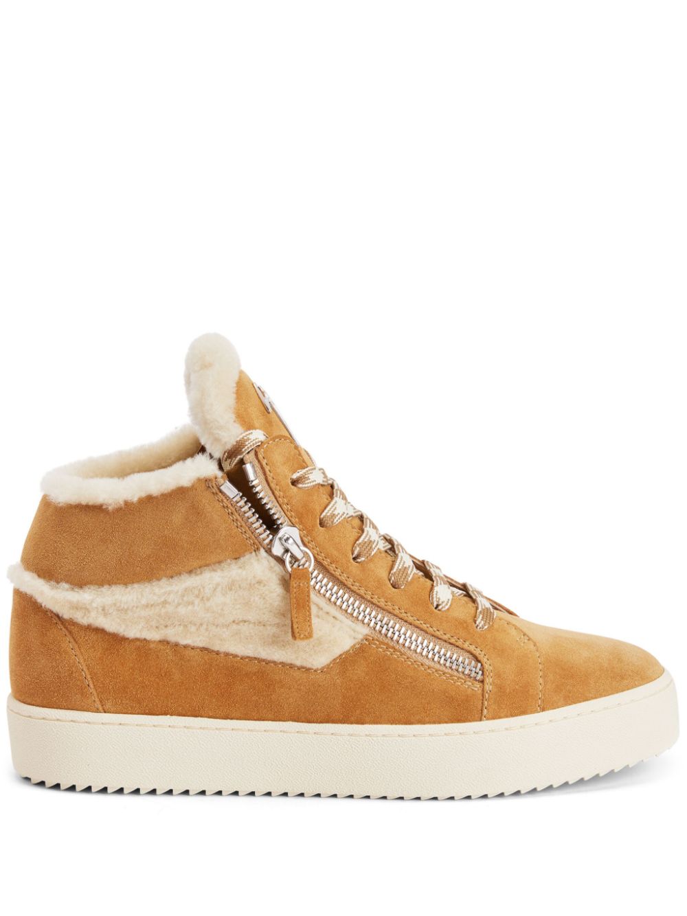 Giuseppe Zanotti Kriss Ice velour sneakers - Brown von Giuseppe Zanotti