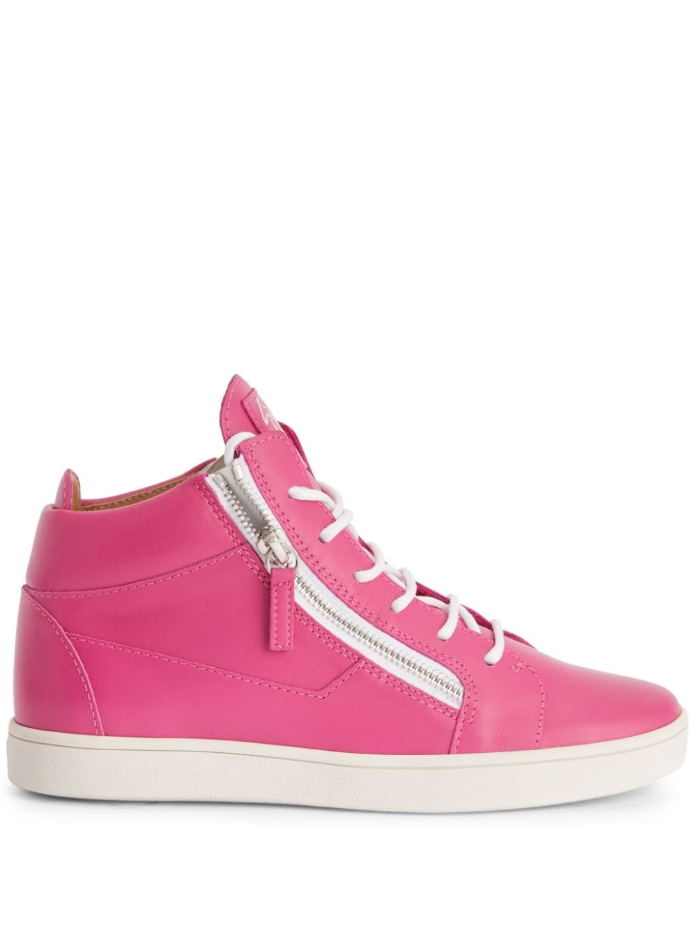 Giuseppe Zanotti Kriss high-top leather sneakers - Pink von Giuseppe Zanotti