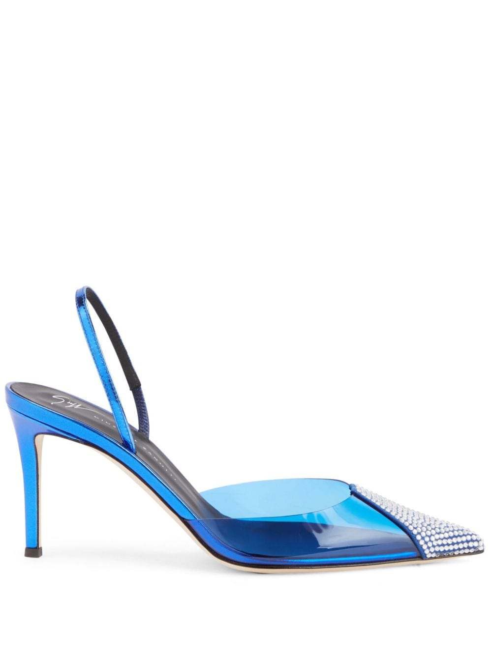 Giuseppe Zanotti Leonor 85mm crystal-embellished pumps - Blue von Giuseppe Zanotti